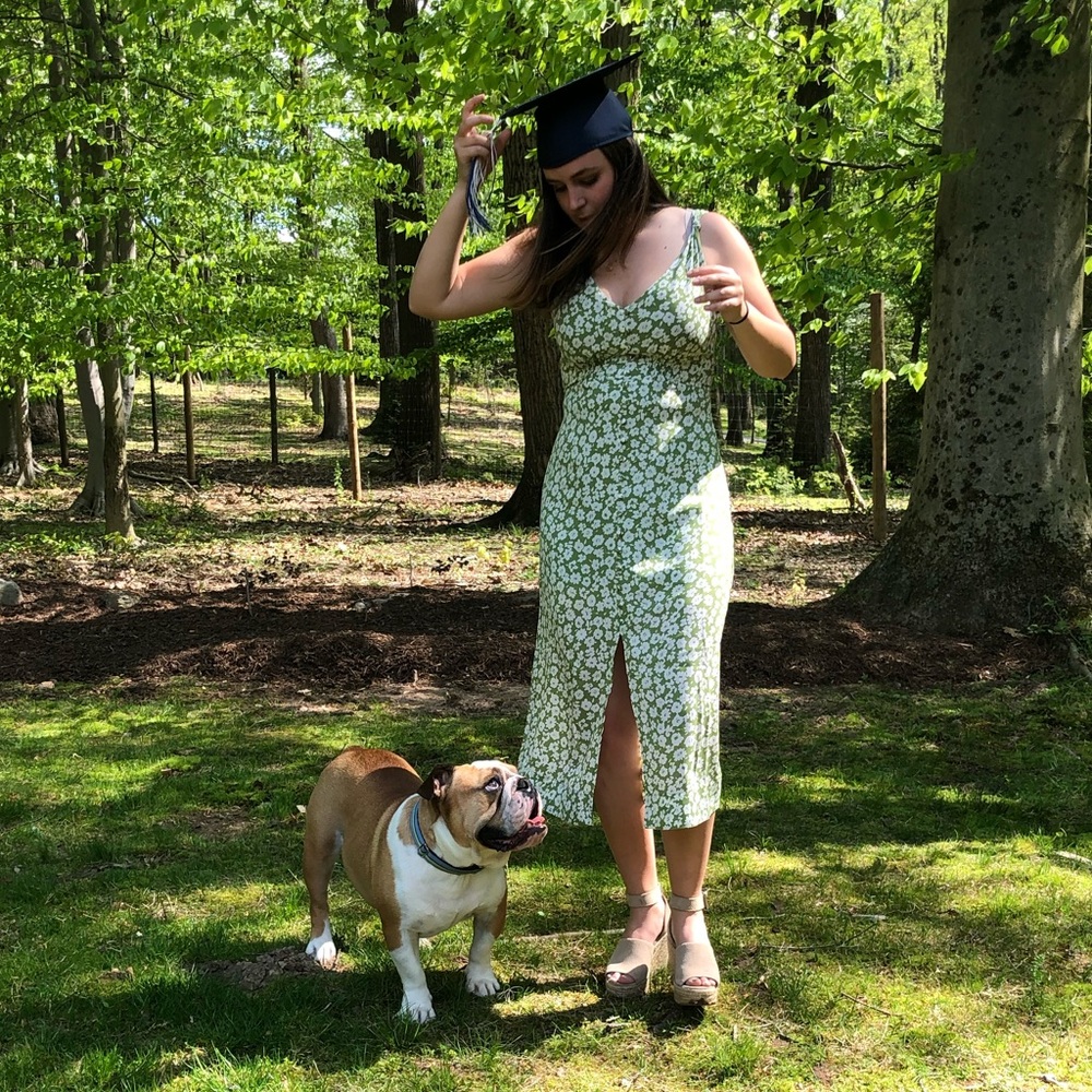 Floral midi dress